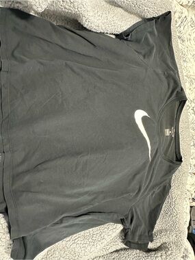 Nike Women’s  Black Short-Sleeve Logo T-Shirt
